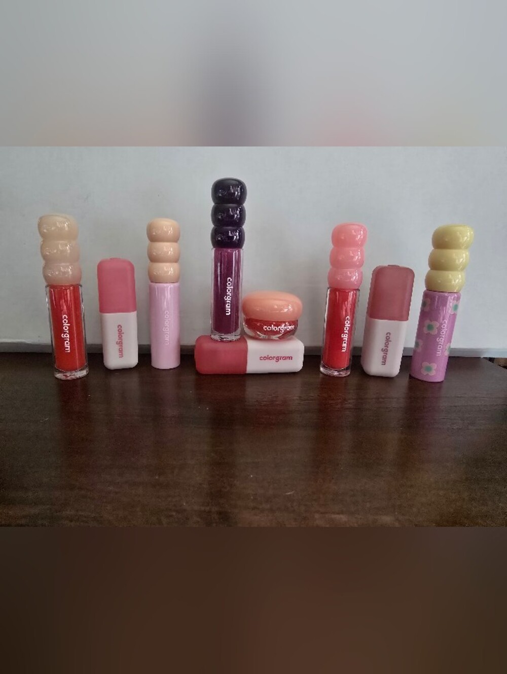 Gloss & Balm Trio Set — Pink, Red, Purple Shades NON- RETURNABLE